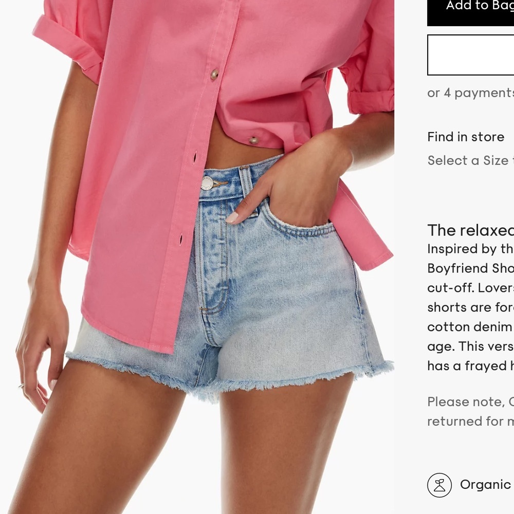 Denim Forum the Ex Boyfriend Short